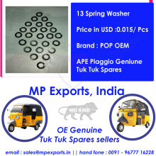 Ape Tuk Tuk Spares 13 Spring Washer